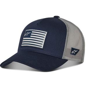 Alpinestars Flag Snap Hat siltes sapka kék-szürke