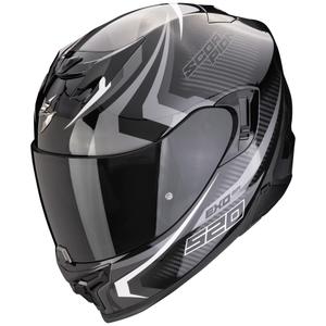 Scorpion EXO-520 EVO AIR TERRA zárt bukósisak fekete-ezüst-fehér