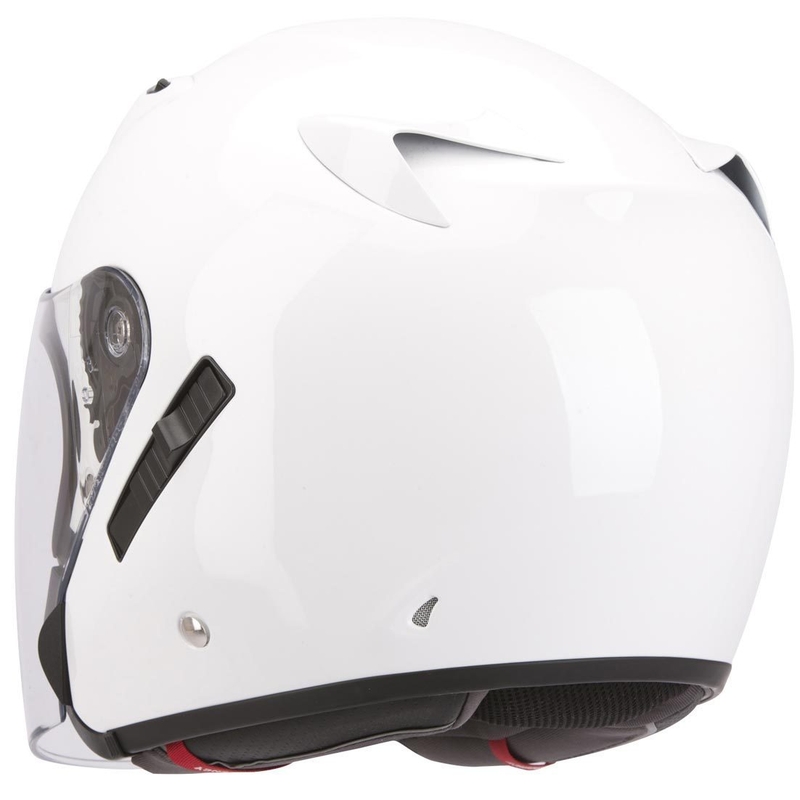 Nyitott motoros sisak Scorpion EXO-220 fehér akció kiárusítás