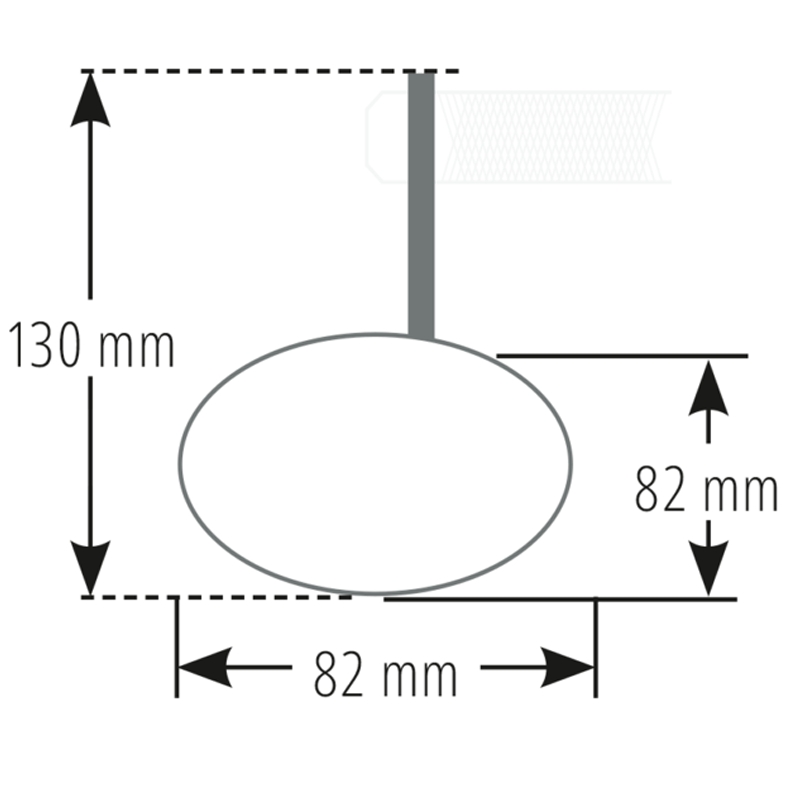 Highsider Smart Bar End visszapillantó tükör kerek fekete