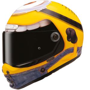Integrální helma na motorku HJC V10 Stuart Minions MC3 žluto-modrá