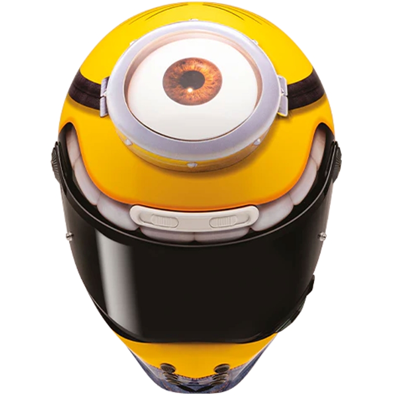 HJC V10 Stuart Minions MC3 zárt motoros bukósisak sárga-kék
