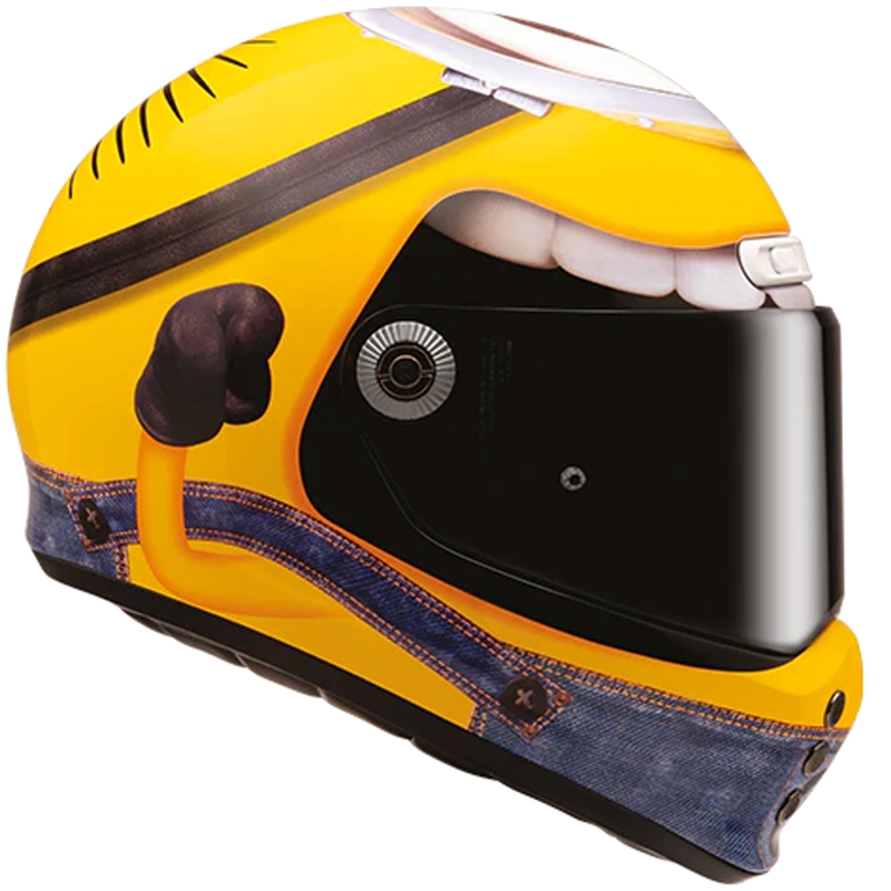 HJC V10 Stuart Minions MC3 zárt motoros bukósisak sárga-kék