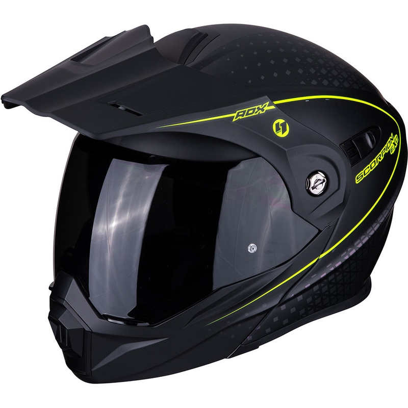 Összecsukható enduro sisak Scorpion ADX-1 Horizon fekete-fluo sárga eladó kiárusítás