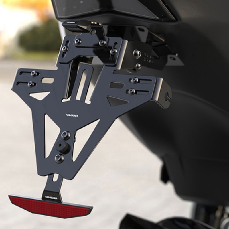 Highsider Akron-RS PRO BMW S 1000 RR rendszámtáblatartó világítással fekete