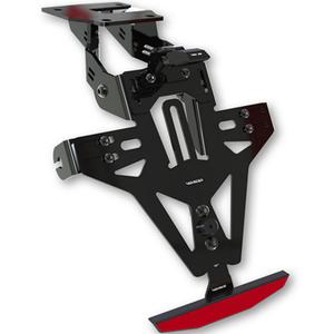 Highsider License Akron RS PRO KTM 690 DUKE rendszámtáblatartó világítással fekete