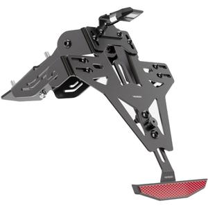 Highsider License Akron RS PRO KTM 790 DUKE ABS és 890 DUKE R  rendszámtáblatartó világítással fekete