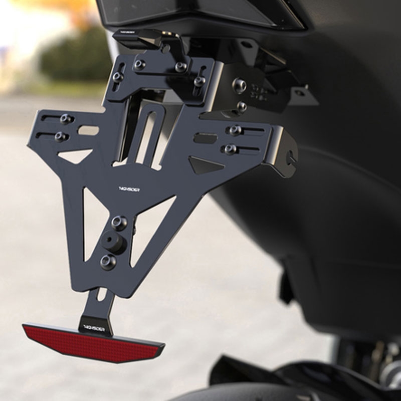Highsider Akron RS PRO Triumph SPEED TRIPLE 1050 rendszámtáblatartó világítással fekete