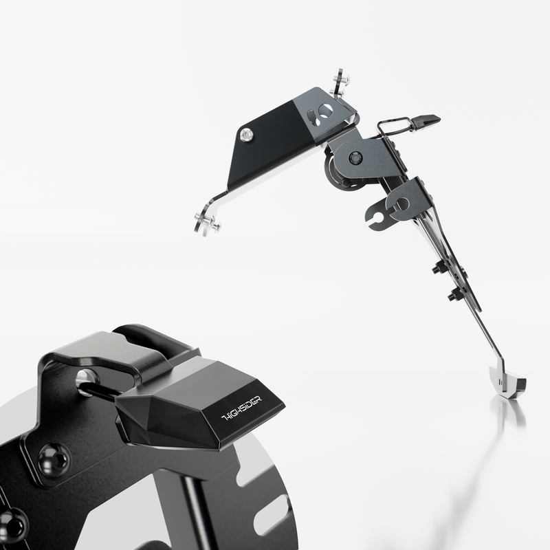 Highsider Akron RS PRO HUSQVARNA 701 rendszámtáblatartó világítással fekete