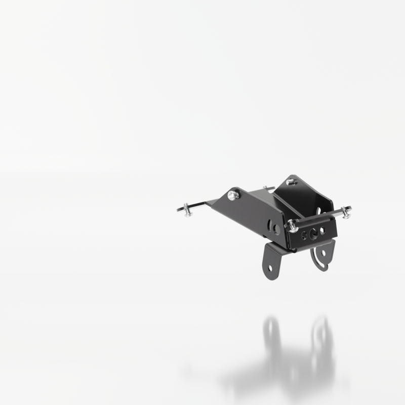 Highsider Akron RS PRO HUSQVARNA 701 rendszámtáblatartó világítással fekete