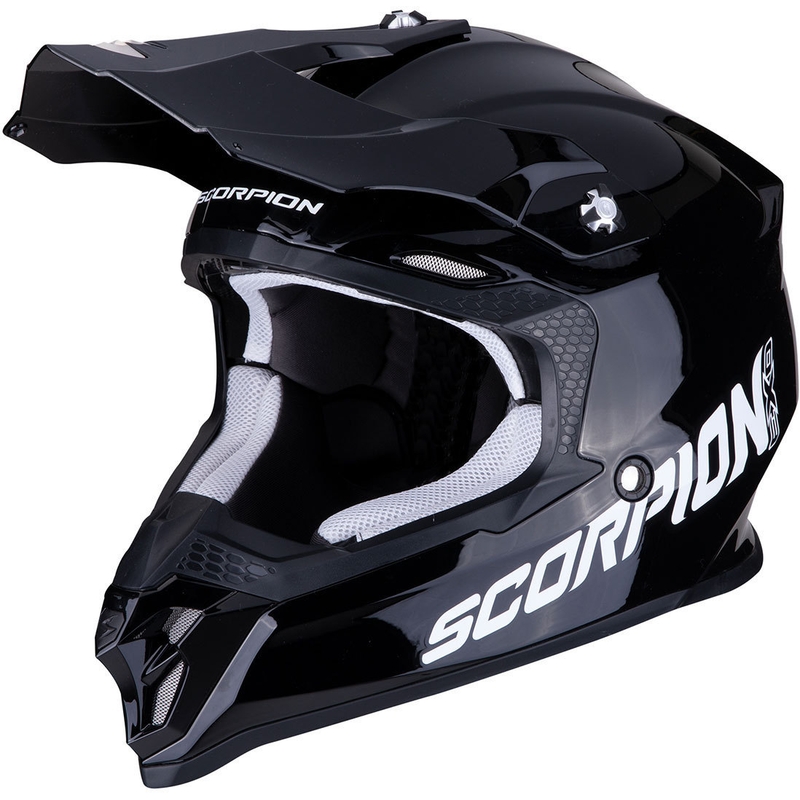 Scorpion VX-16 Air Motocross sisak fekete fényes