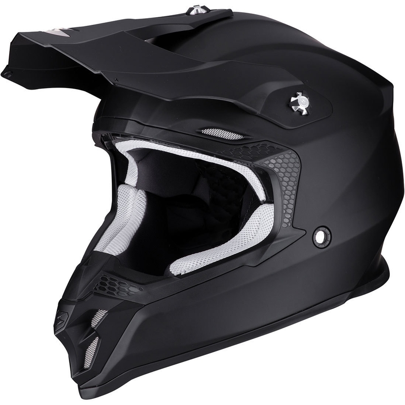 Scorpion VX-16 Air Motocross sisak fekete Matt