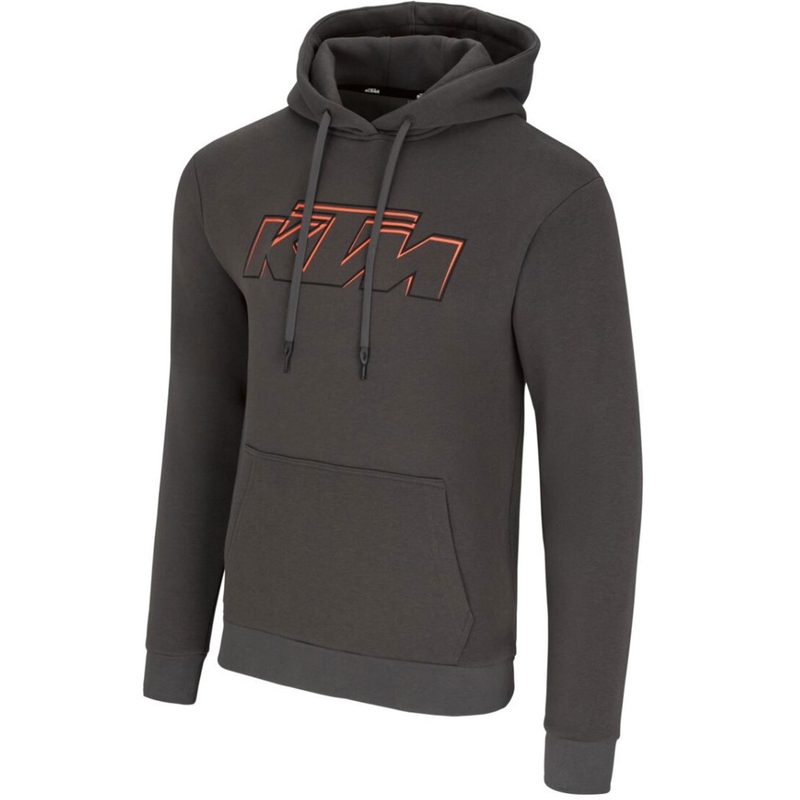 KTM Essential Hoodie pulóver sötétszürke
