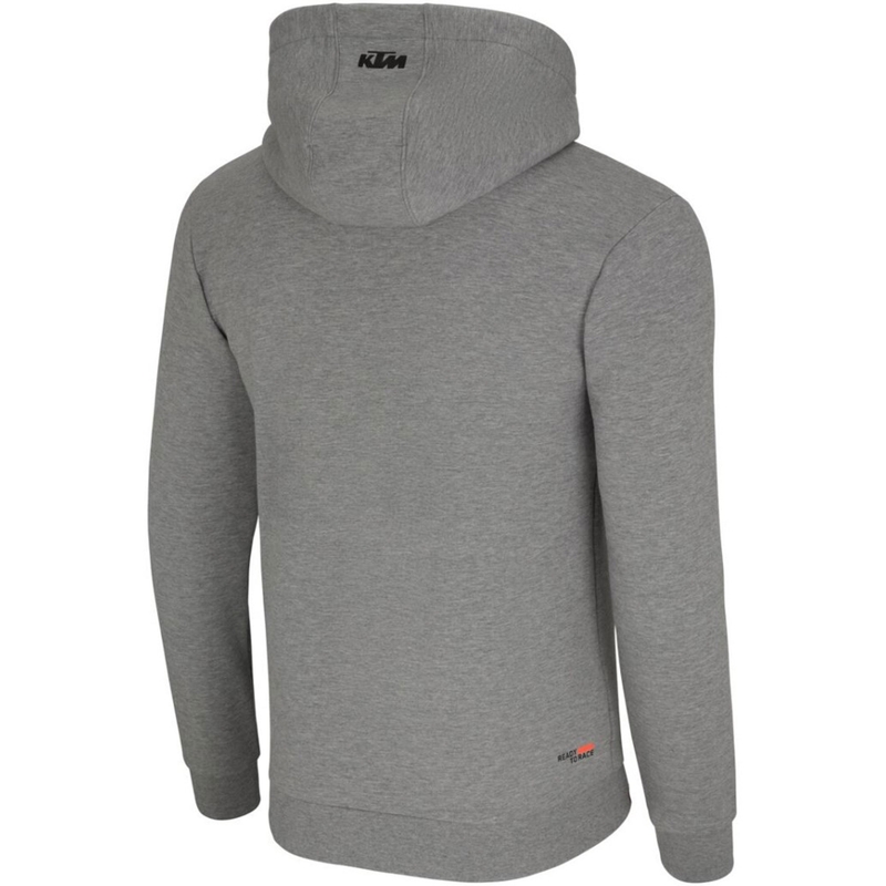 KTM Essential Hoodie pulóver világosszürke melange