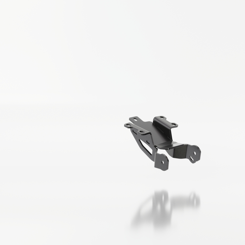 Highsider Akron RS PRO Yamaha MT-07 rendszámtáblatartó világítással fekete