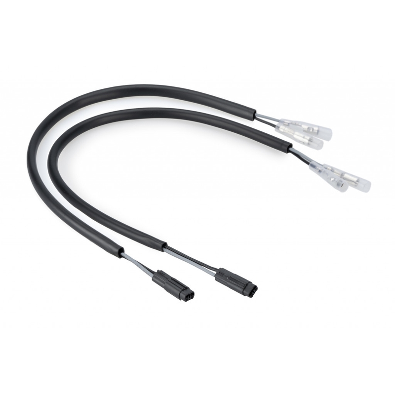 Plug&Play wiring kit for turn signals PUIG fekete front and rear