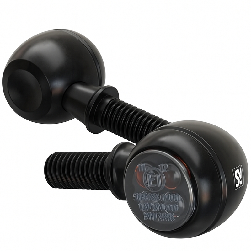 Highsider Smart Circula-S LED 2v1 irányjelző motorkerékpárhoz fekete