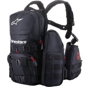 Alpinestars Techdura Taktikai hátizsák fekete-fehér 9 l