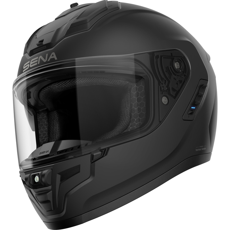 SENA Phantom zárt motoros bukósisak mesh headsettel matt fekete