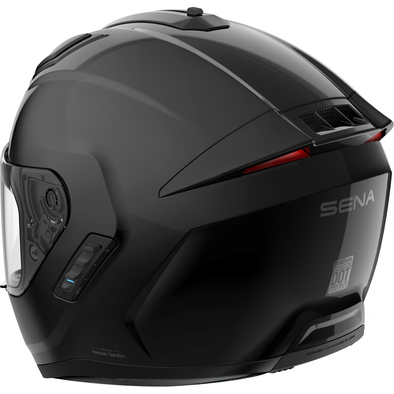 SENA Phantom zárt motoros bukósisak mesh headsettel matt fekete