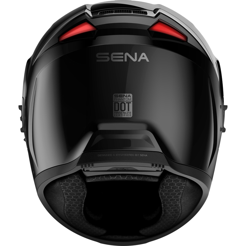 SENA Phantom zárt motoros bukósisak mesh headsettel matt fekete