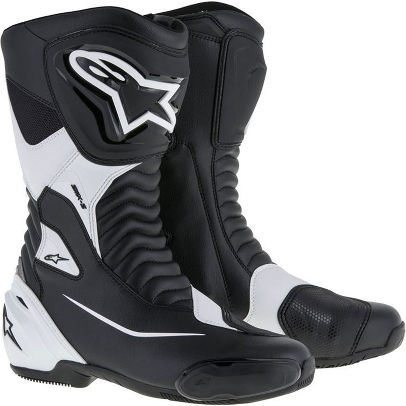 Alpinestars SMX-S motoros csizma fekete-fehér