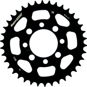 Csillagkerék SUPERSPROX RFE-801:38-BLK fekete 38 fogak,420