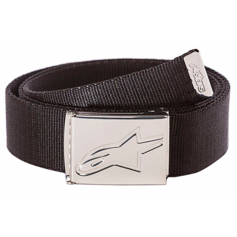 Textil öv króm csattal Alpinestars Súrlódás fekete