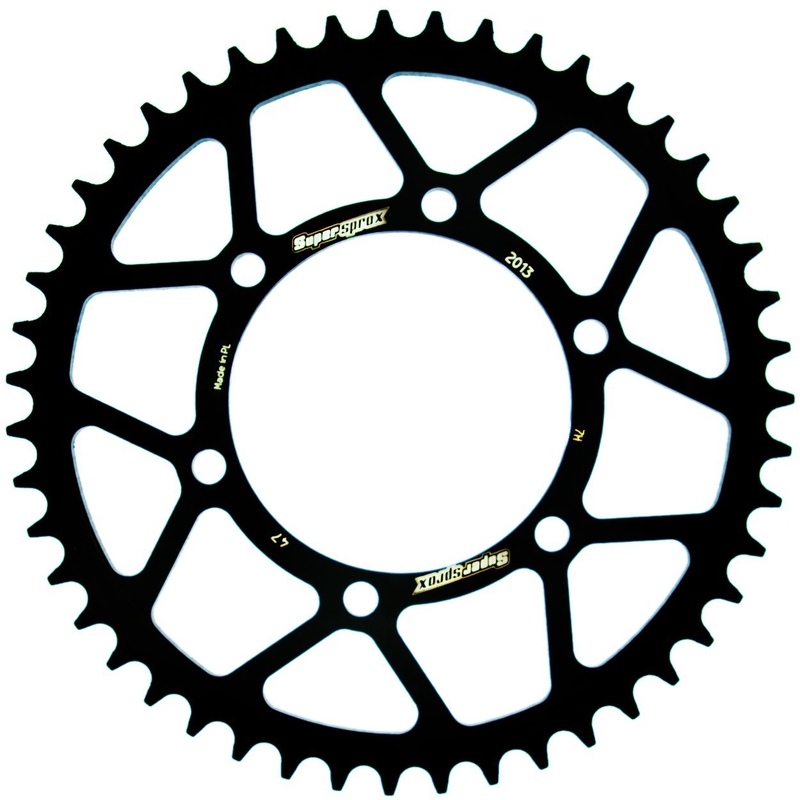 Csillagkerék SUPERSPROX fekete 47 fogak,520