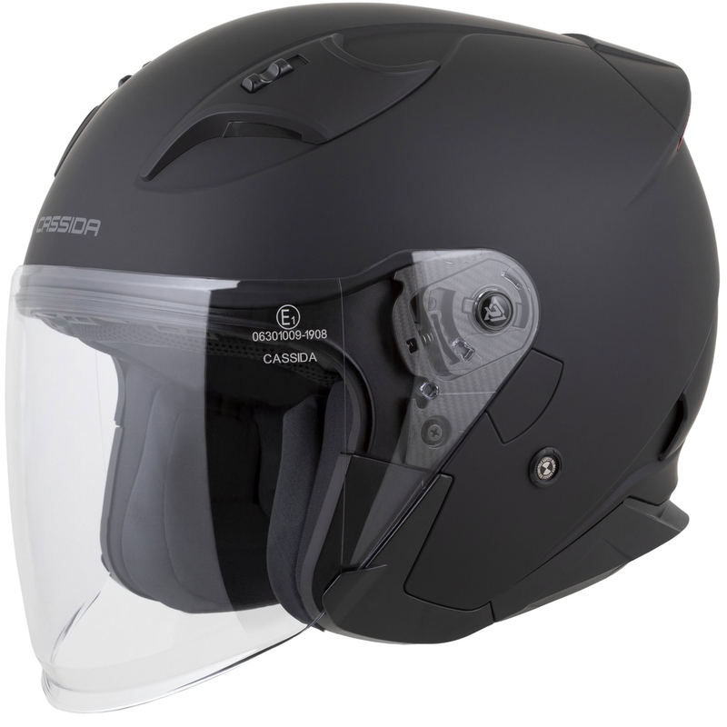 Cassida Reflex 2.0 Solid nyitott motoros bukósisak matt fekete-sötétzöld