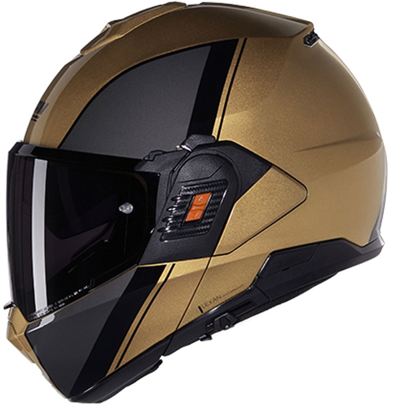 Nolan N120-1 Verniciatura Speciale N-COM 342 hátrahajtható állú motoros bukósisak homok-fekete
