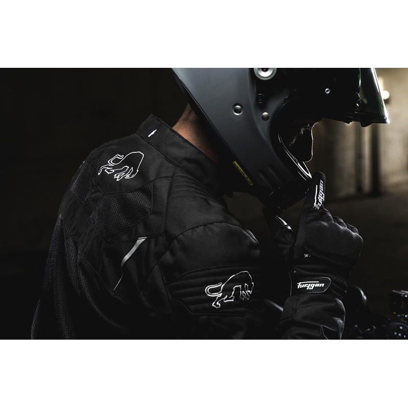 Furygan WB08 Vented + motoros kabát fekete-fehér