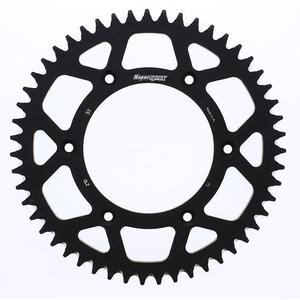 Rear ALU sprocket SUPERSPROX RAL-210:51-BLK fekete 51 fogak,520