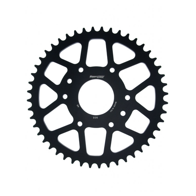 Rear ALU sprocket SUPERSPROX fekete 48 fogak,520