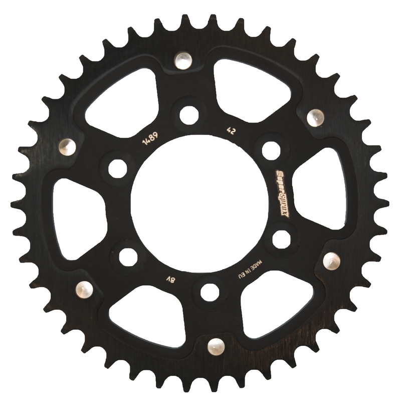 Csillagkerék SUPERSPROX STEALTH fekete 42 fogak,525