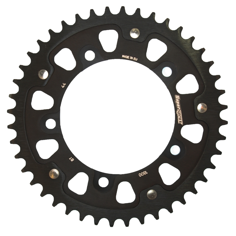 Csillagkerék SUPERSPROX STEALTH fekete 44 fogak,530