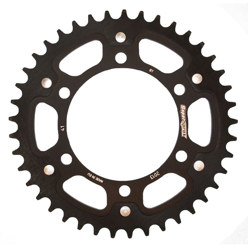 Csillagkerék SUPERSPROX STEALTH fekete 41 fogak,520