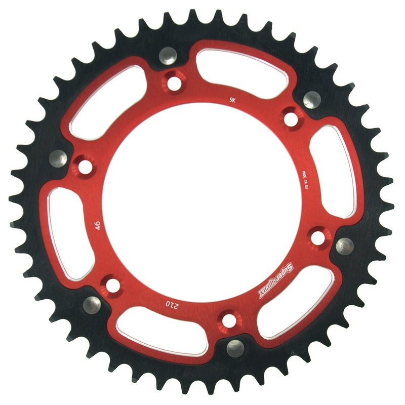 Csillagkerék SUPERSPROX STEALTH piros 46 fogak,520