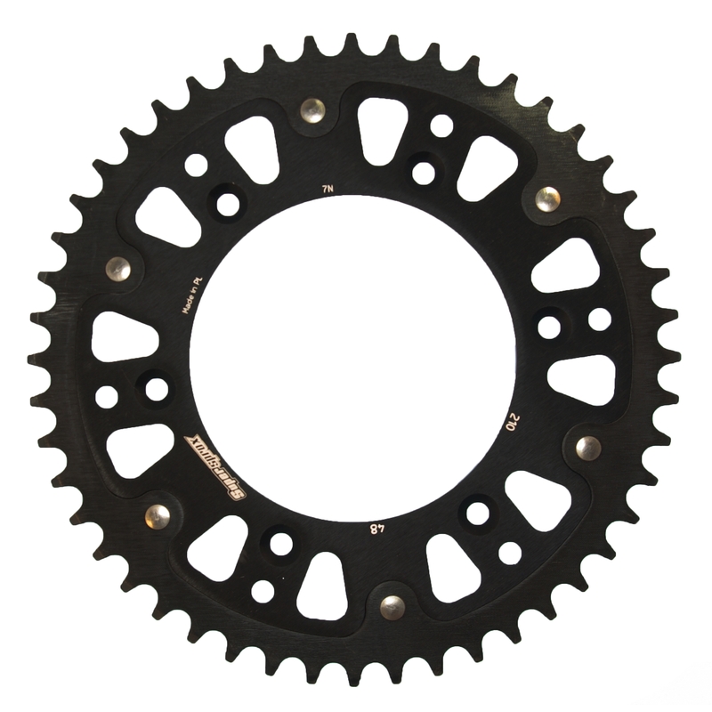 Csillagkerék SUPERSPROX STEALTH fekete 48 fogak,520