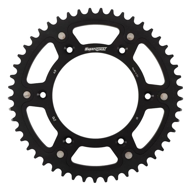 Csillagkerék SUPERSPROX STEALTH fekete 49 fogak,520