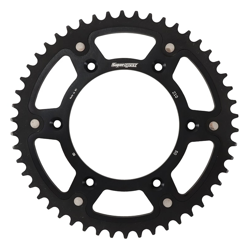 Csillagkerék SUPERSPROX STEALTH fekete 50 fogak,520