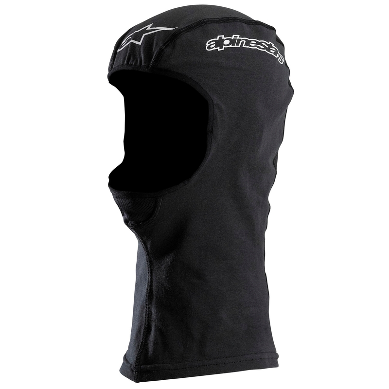 Motorháztető sisak alatt Alpinestars Balaclava fekete