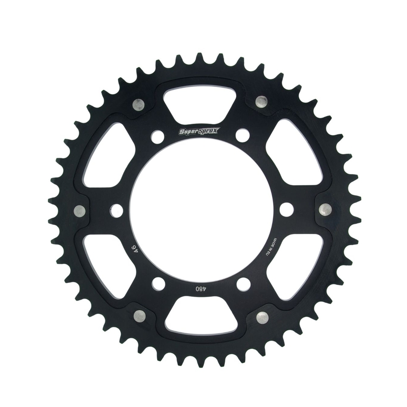 Csillagkerék SUPERSPROX STEALTH fekete 46 fogak,525