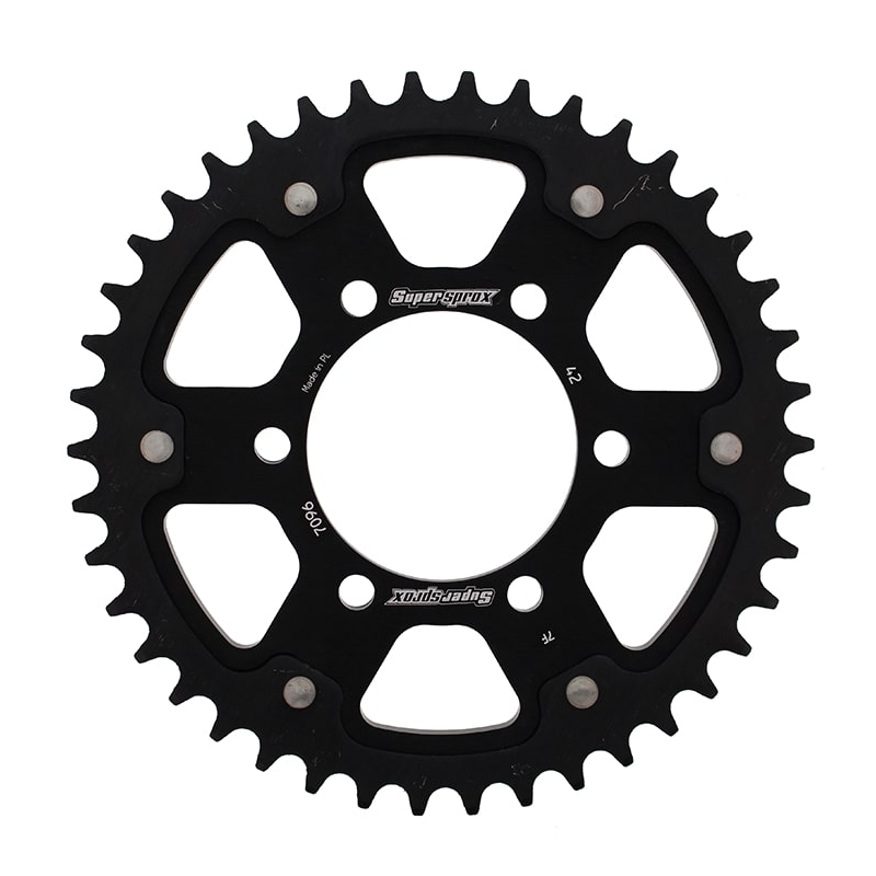 Csillagkerék SUPERSPROX STEALTH fekete 42 fogak,530