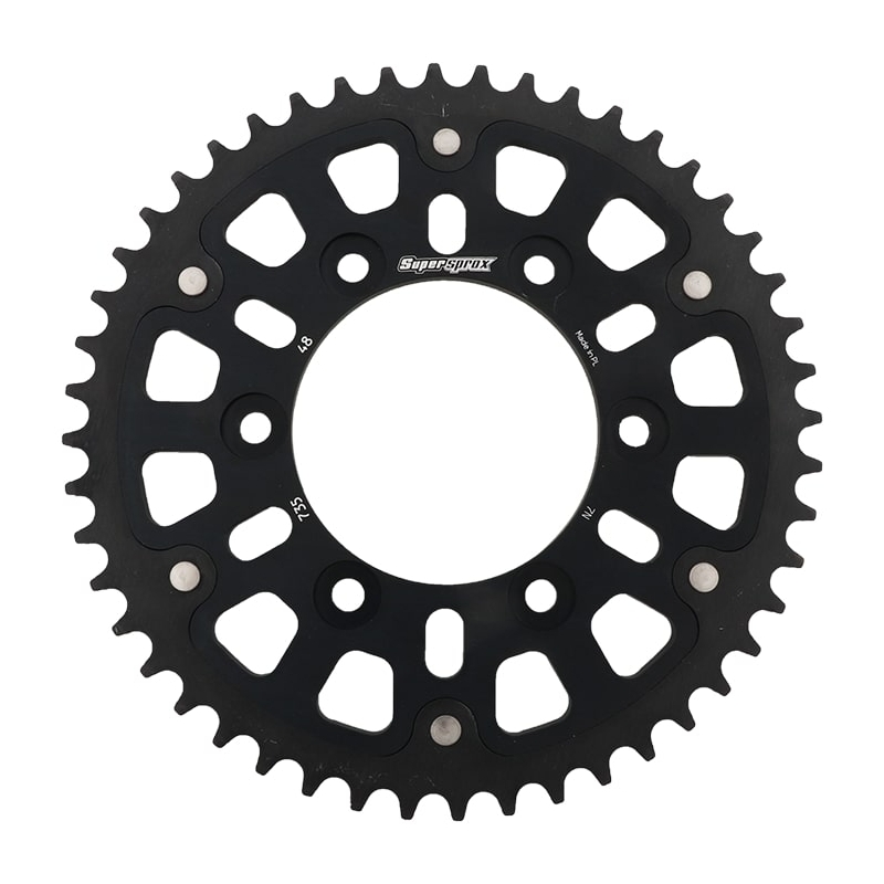 Csillagkerék SUPERSPROX STEALTH fekete 48 fogak,520