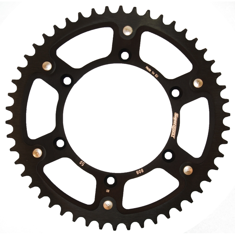 Csillagkerék SUPERSPROX STEALTH fekete 50 fogak,520