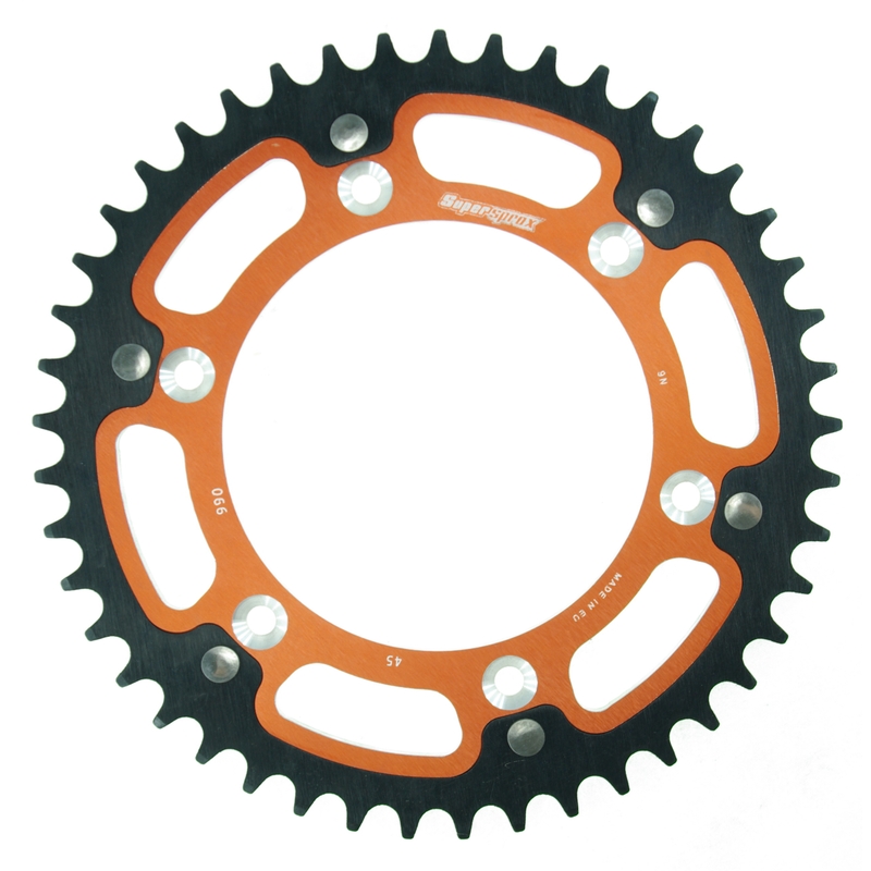 Csillagkerék SUPERSPROX STEALTH narancssárga 45 fogak,520