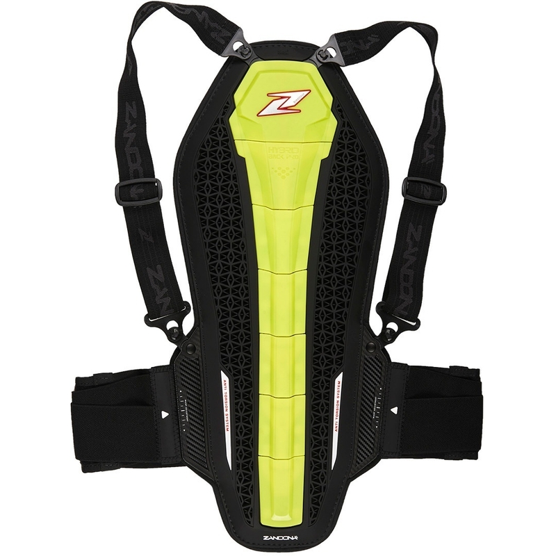 Zandona Hybrid Back Pro X7 fluo hátvédő sárga 168-177 cm