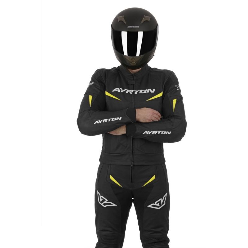 OverallS Ayrton Curtiss V8 fekete-fluo sárga