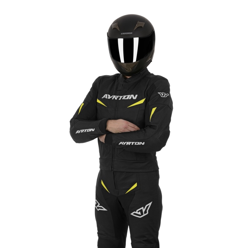 OverallS Ayrton Curtiss V8 fekete-fluo sárga